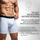 Cueca Boxer Long Antimicrobiana Branca Bravto