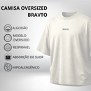Camiseta Oversized Masculina Bordado Bravto