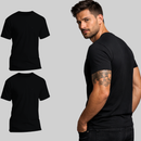 Kit com 2 Camiseta de Algodão Manga Curta Bravto