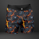 Cueca Boxer Long Estampa Digital Lava BRAVTO
