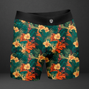 Cueca Boxer Long Estampa Digital Flowers BRAVTO
