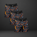 Kit com 3 Cueca Boxer Long Estampa Digital Lava Bravto