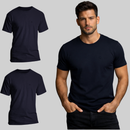 Kit com 2 Camiseta de Algodão Manga Curta Bravto