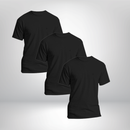 Kit com 3 Camiseta de Algodão Manga Curta Bravto