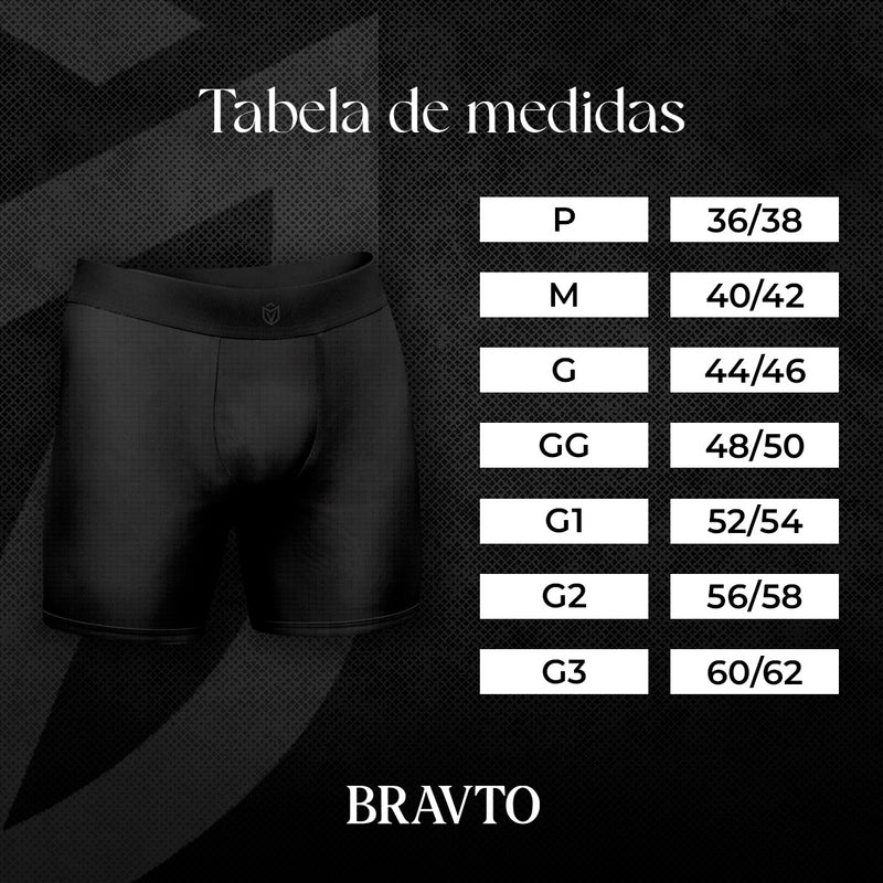 Cueca Boxer Long Super Dry - Black Edition