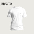 CAMISETA DE ALGODÃO MANGA CURTA BRAVTO - Bravto Group