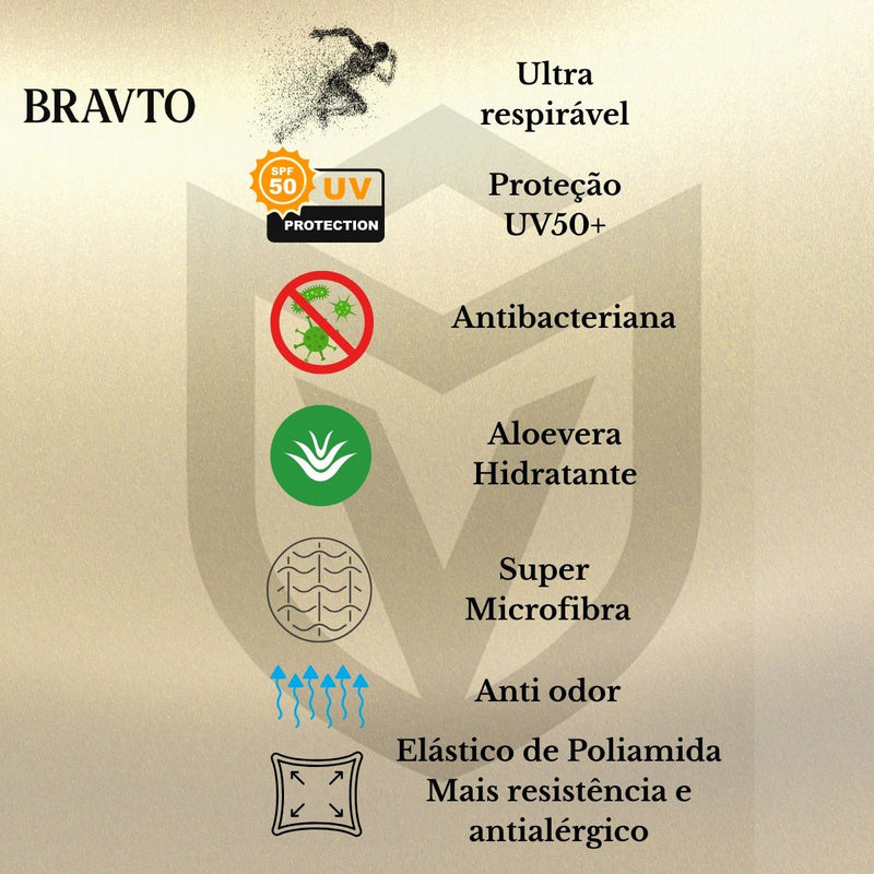 Cueca Boxer Classic Antimicrobiana Bravto - Bravto Group