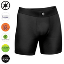 Kit com 10 Cueca Boxer Long Antimicrobiana Preta BRAVTO - Bravto Group