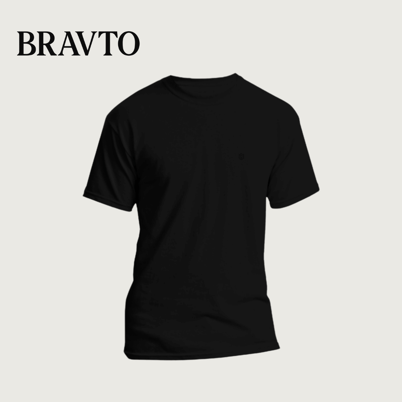 Kit com 2 Camiseta de Algodão Manga Curta Bravto - Bravto Group