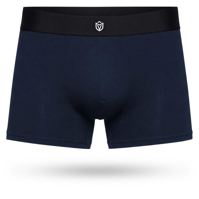 Kit com 3 Cueca Boxer Cotton Premium Preta, Chumbo e Marinho BRAVTO - Bravto Group