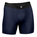 Cueca Boxer Long Antimicrobiana Azul Marinho BRAVTO