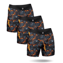 Kit com 3 Cueca Boxer Long Estampa Digital Lava Bravto - Bravto Group