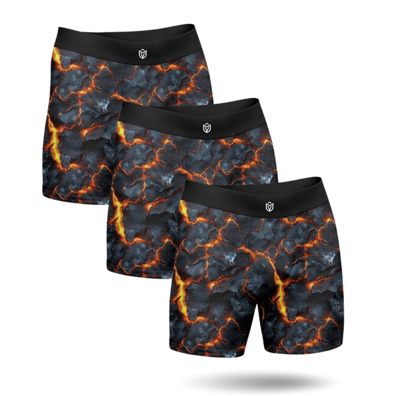 Kit com 3 Cueca Boxer Long Estampa Digital Lava Bravto - Bravto Group