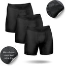 Kit com 3 Cueca Boxer Long SuperDry - Bravto - Bravto Group