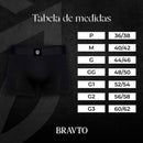 Kit com 5 Cueca Boxer Cotton Premium Preta BRAVTO - Bravto Group