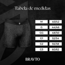 Kit com 5 Cueca Boxer Long Estampas Digitais BRAVTO - Bravto Group