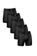 Kit com 5 Cueca Boxer Long Plus Size Antimicrobiana BRAVTO - Bravto Group