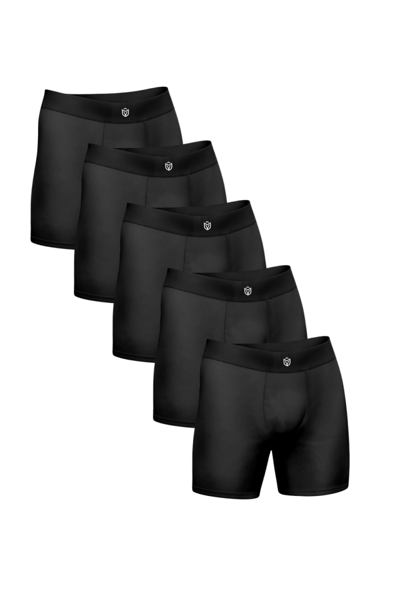 Kit com 5 Cueca Boxer Long Plus Size Antimicrobiana BRAVTO - Bravto Group